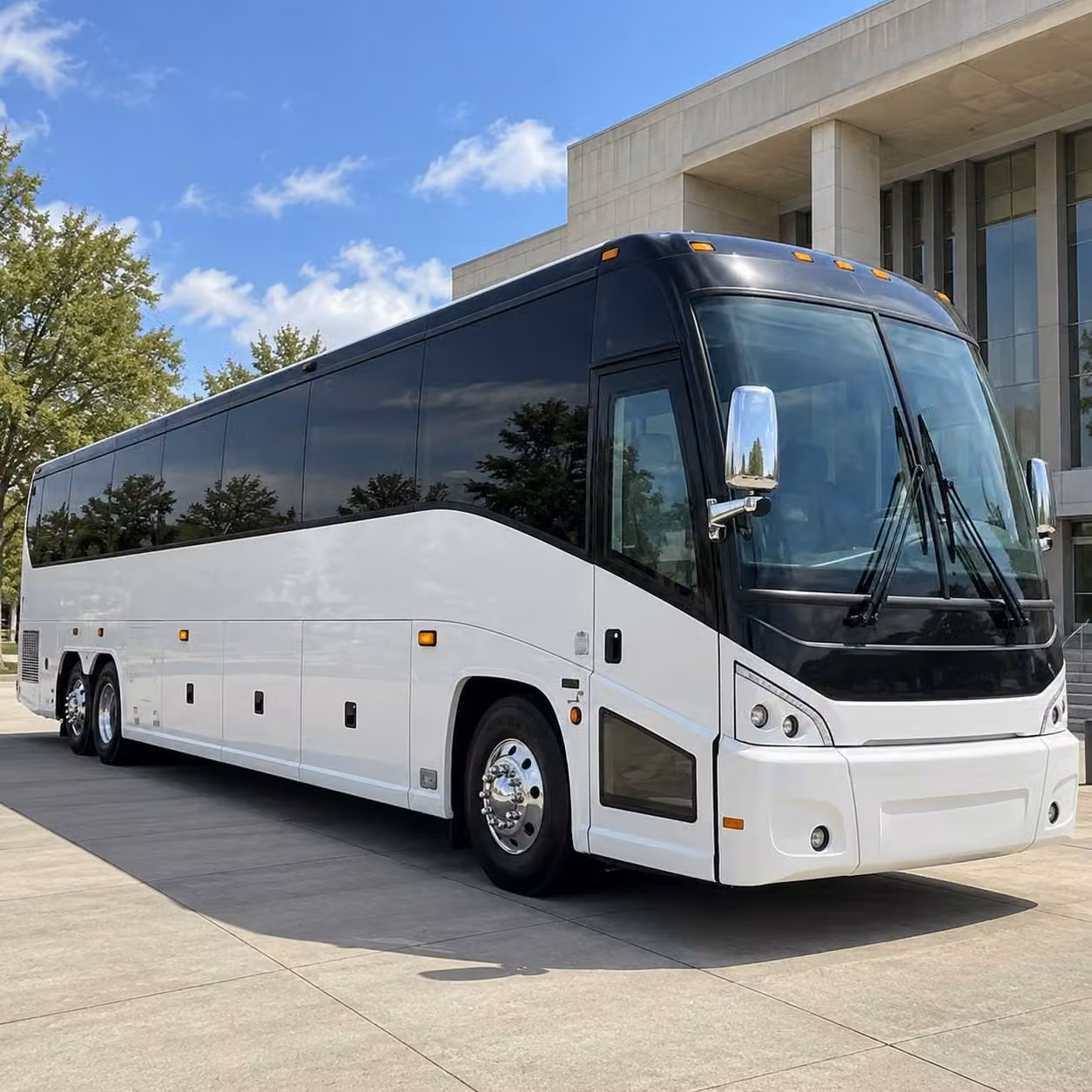 56 passenger charter bus