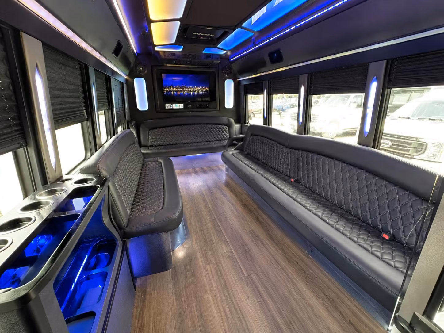 rent a party bus for your richmond bachelorette night on cary street