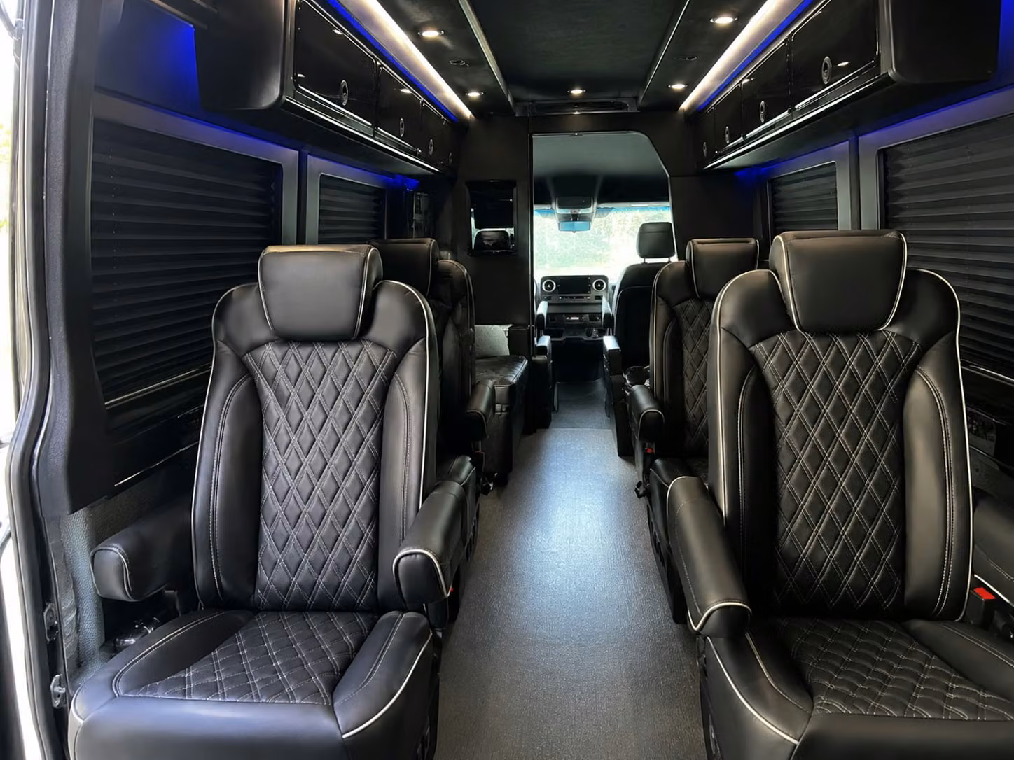 sprinter van with driver interior